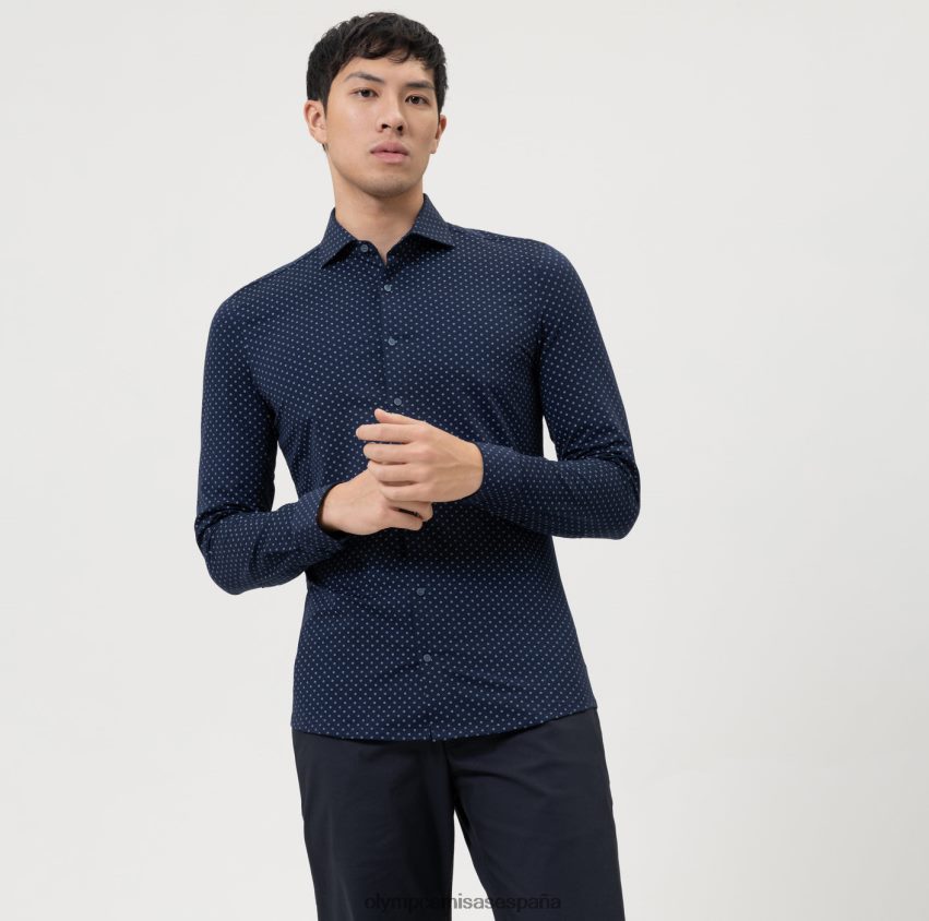 ropa OLYMP No. six 24/7 super slim, camisa business, kent, marine 8N2F163