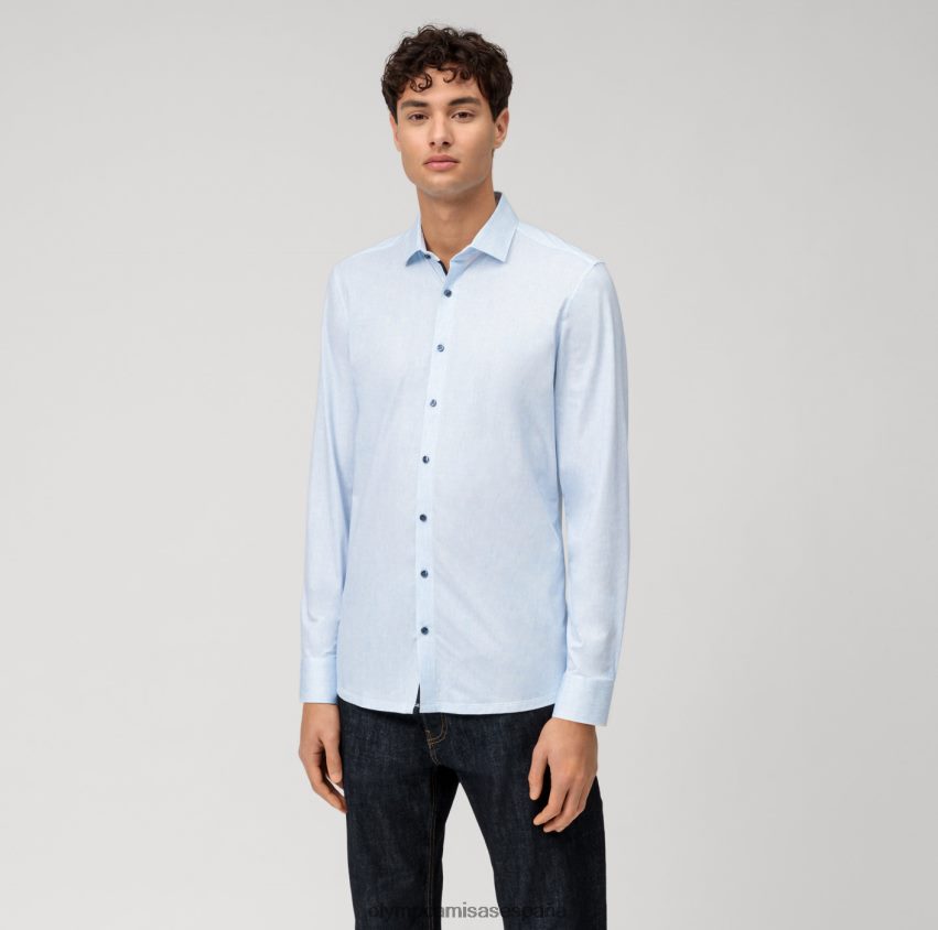 ropa OLYMP No. six 24/7 super slim, camisa business, kent moderno, azul 8N2F128
