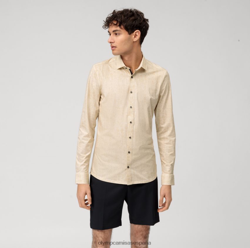 ropa OLYMP No. six 24/7 super slim, camisa business, kent moderno, latón 8N2F149