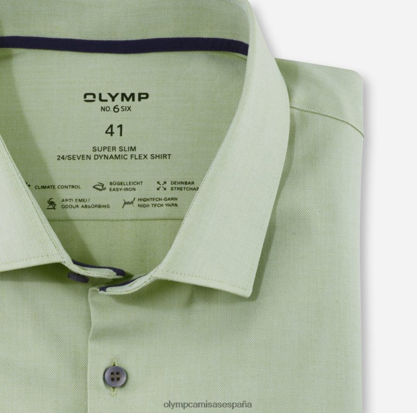 ropa OLYMP No. six 24/7 super slim, camisa business, kent moderno, lima 8N2F228