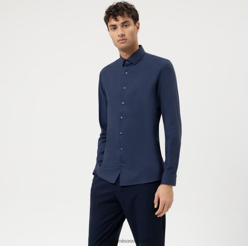 ropa OLYMP No. six 24/7 super slim, camisa business, kent moderno, marino 8N2F33
