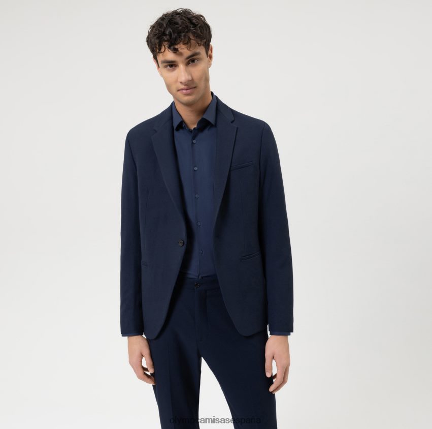 ropa OLYMP No. six 24/7 super slim, camisa business, kent moderno, marino 8N2F33