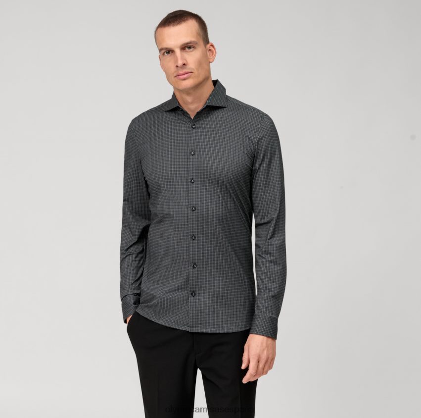 ropa OLYMP No. six 24/7 super slim, camisa business, kent, negro 8N2F100