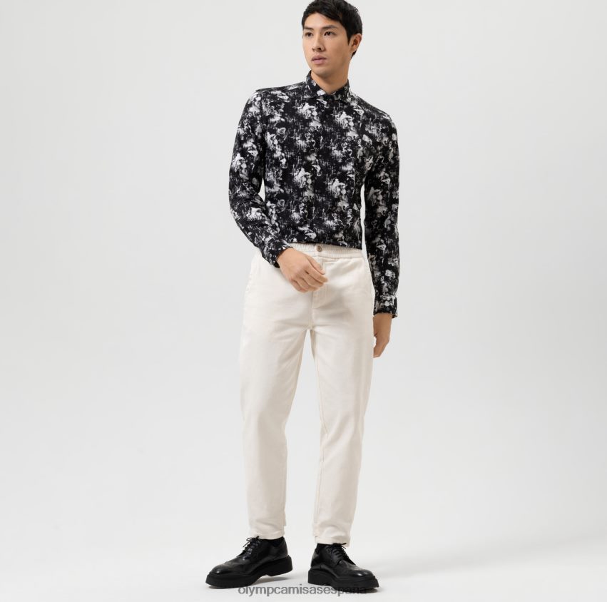 ropa OLYMP No. six 24/7 super slim, camisa business, kent, negro 8N2F171