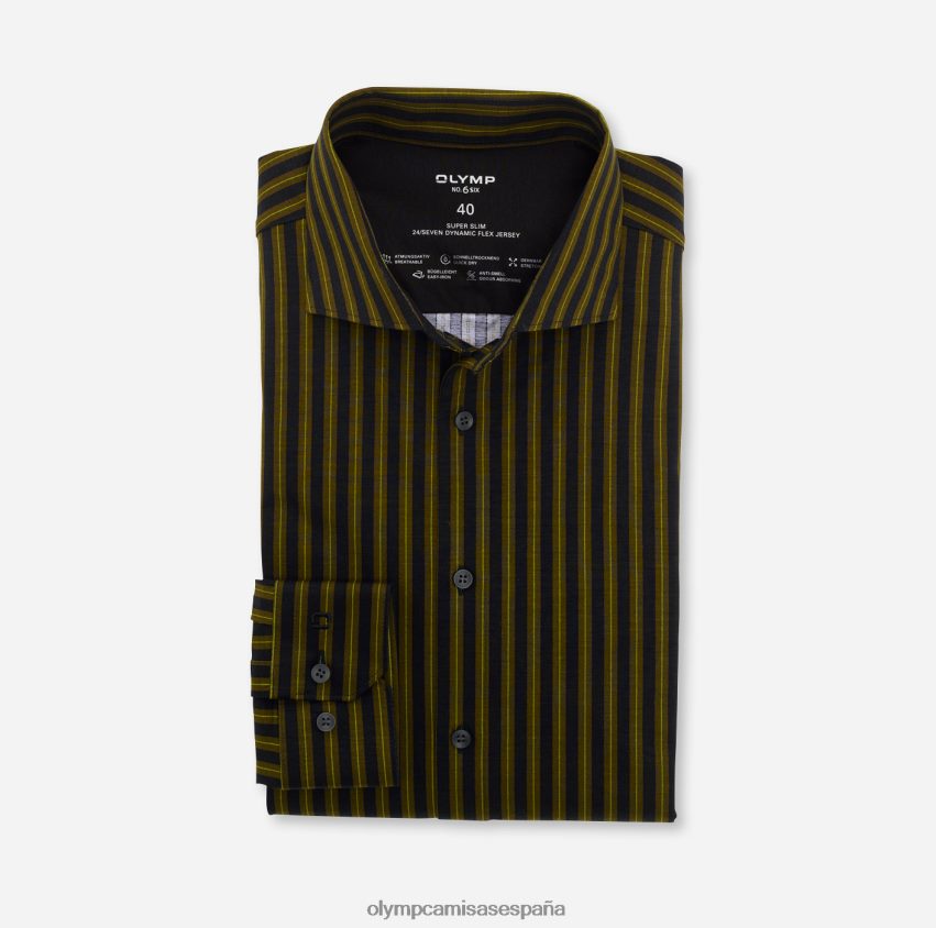 ropa OLYMP No. six 24/7 super slim, camisa business, kent, oliva 8N2F206