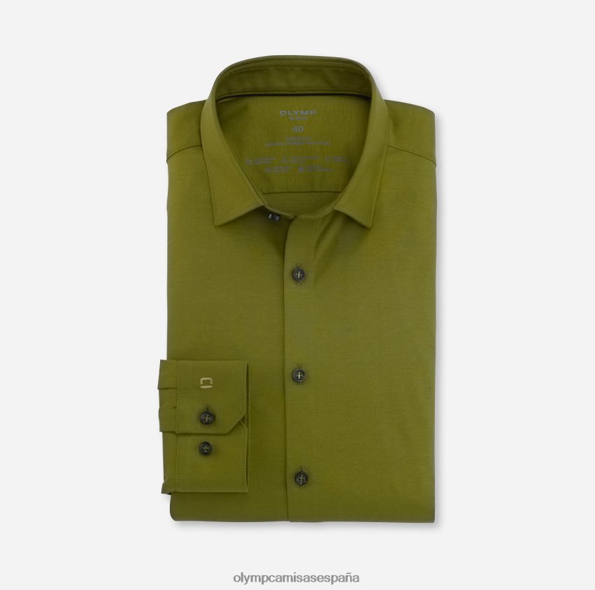 ropa OLYMP No. six 24/7 super slim, camisa business, urban kent, caqui 8N2F144