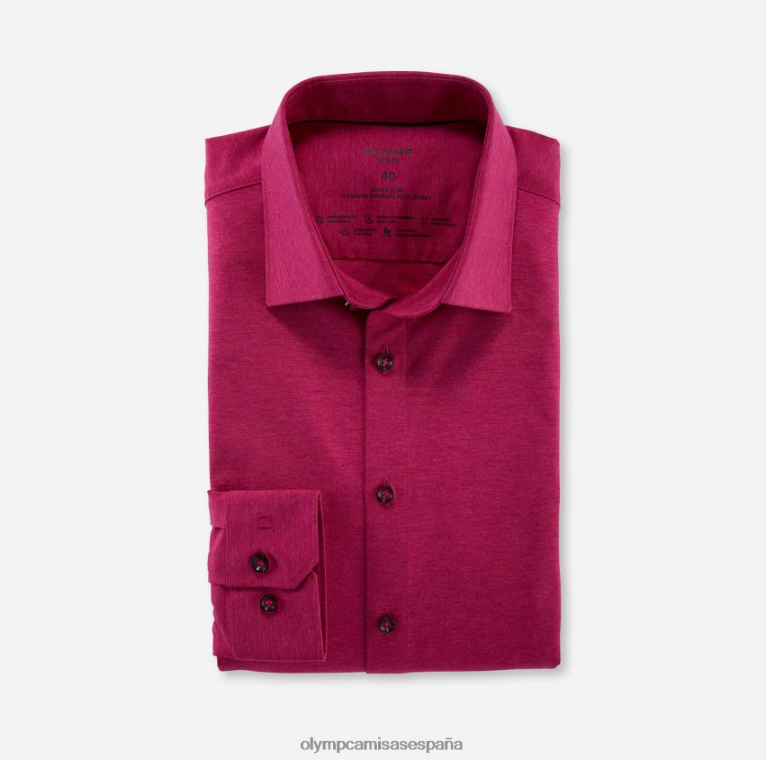 ropa OLYMP No. six 24/7 super slim, camisa business, urban kent, fucsia 8N2F199