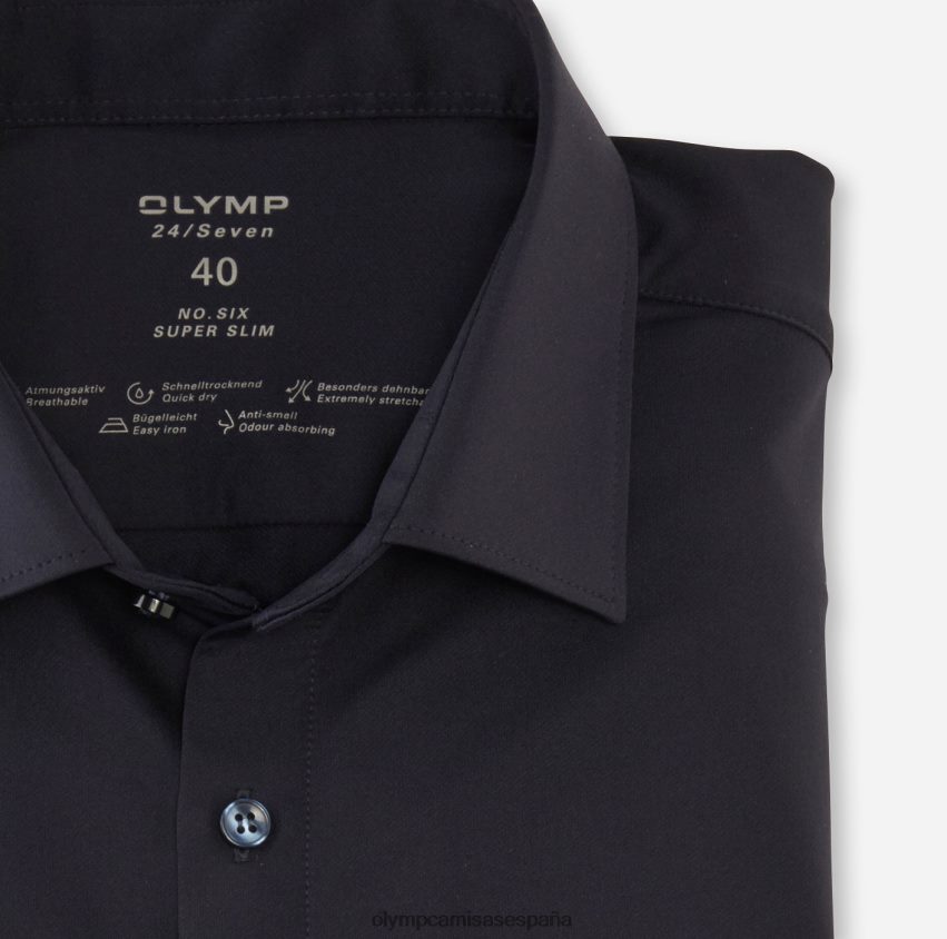ropa OLYMP No. six 24/7 super slim, camisa business, urban kent, marino 8N2F45