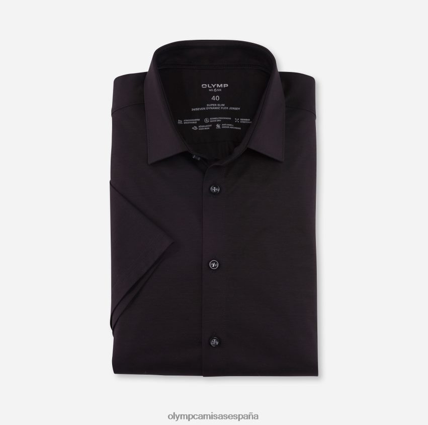 ropa OLYMP No. six 24/7 super slim, camisa business, urban kent, negro 8N2F92