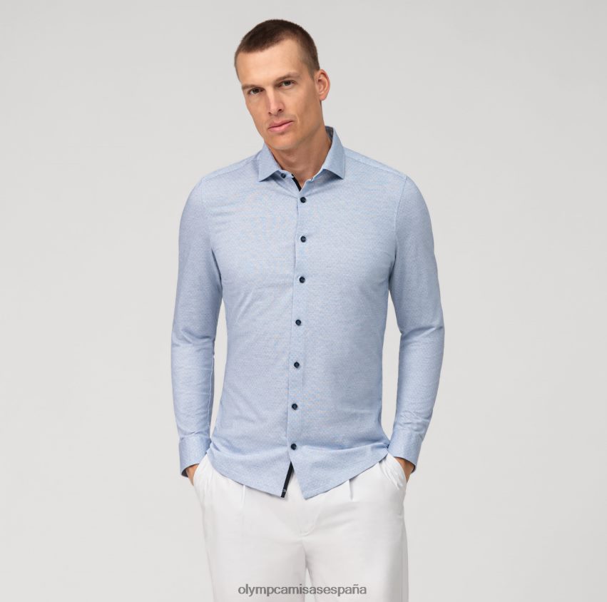 ropa OLYMP No. six 24/7 super slim, camisa de negocios, kent moderno, royal 8N2F42