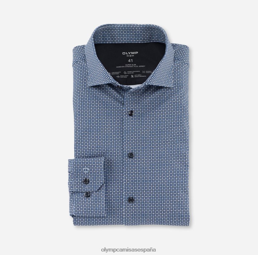 ropa OLYMP No. six 24/7 super slim, camisa de negocios, kent, royal 8N2F86