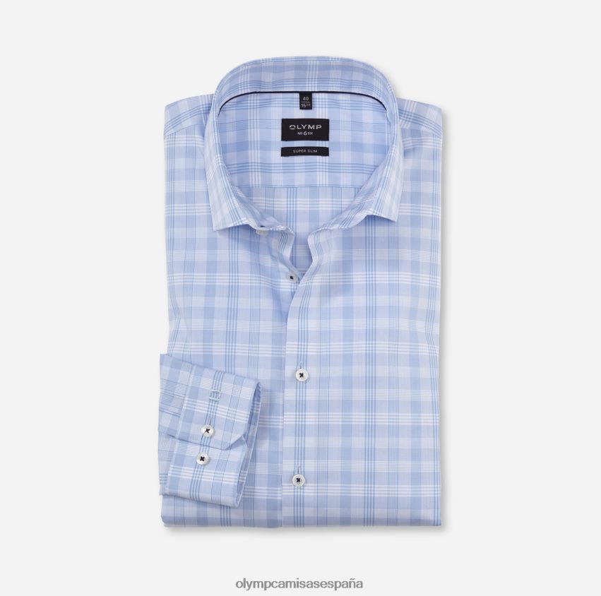 ropa OLYMP No. six super slim, camisa business, kent moderno, azul 8N2F101