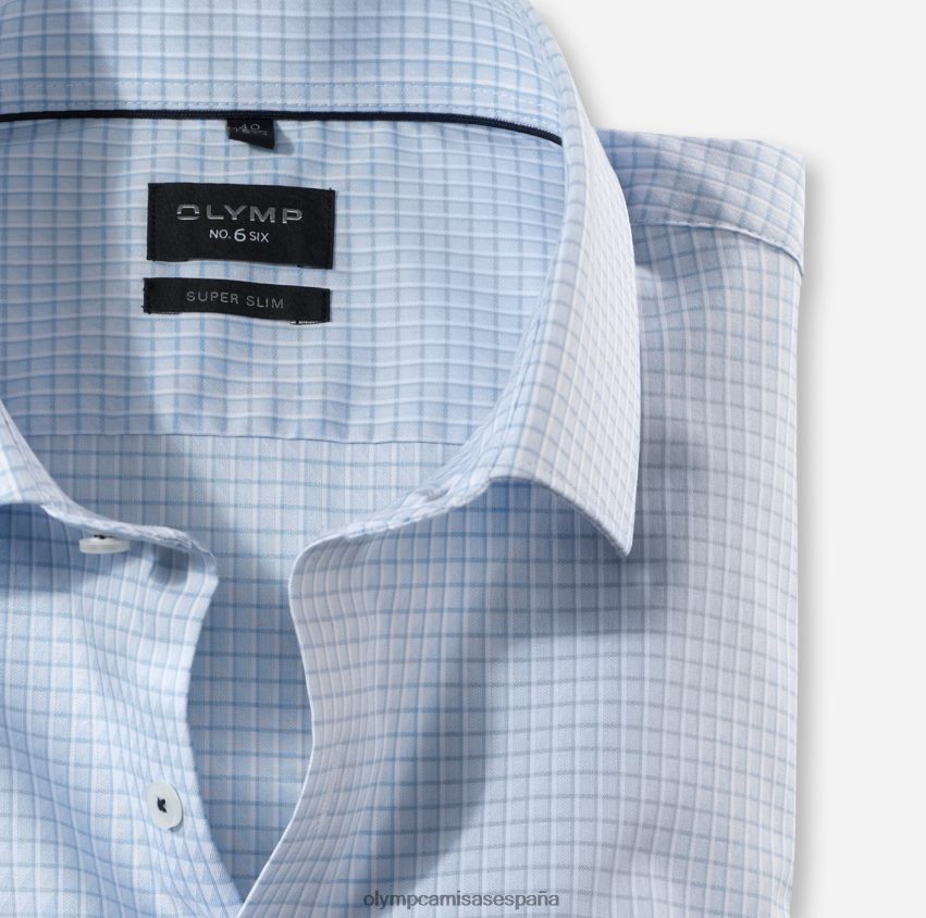 ropa OLYMP No. six super slim, camisa business, kent moderno, azul 8N2F141