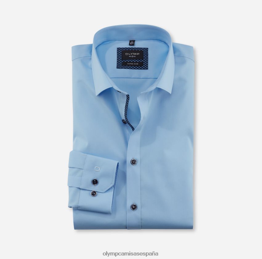 ropa OLYMP No. six super slim, camisa business, kent moderno, azul claro 8N2F283