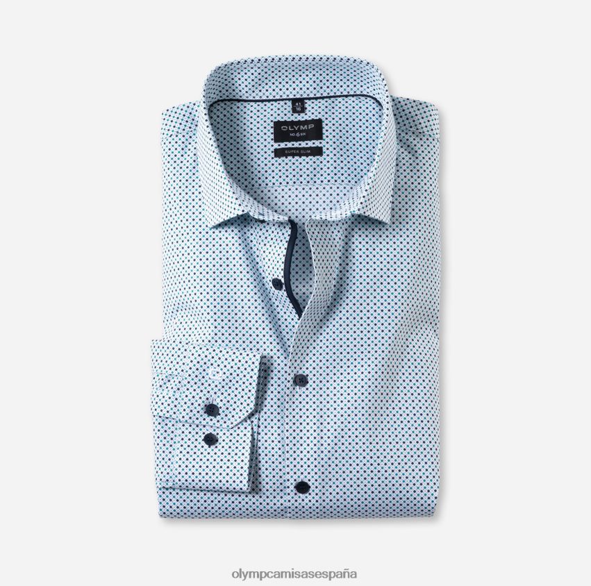 ropa OLYMP No. six super slim, camisa business, kent moderno, esmeralda 8N2F190