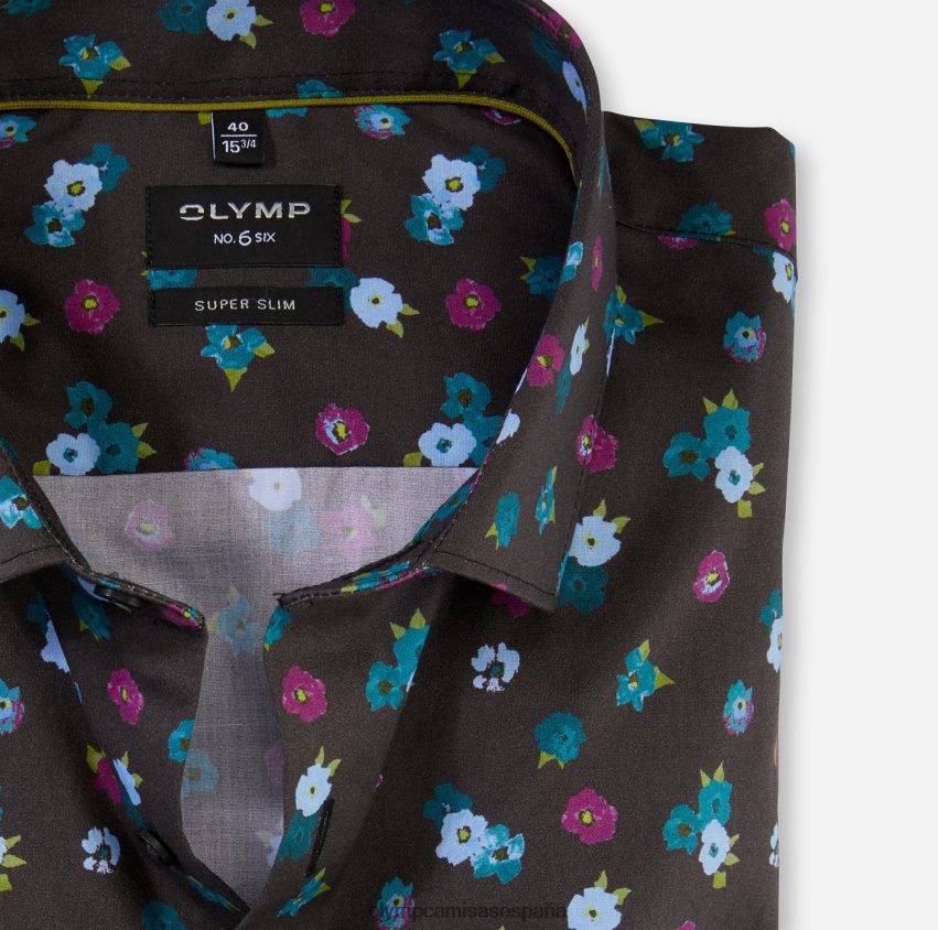 ropa OLYMP No. six super slim, camisa business, kent moderno, esmeralda 8N2F31