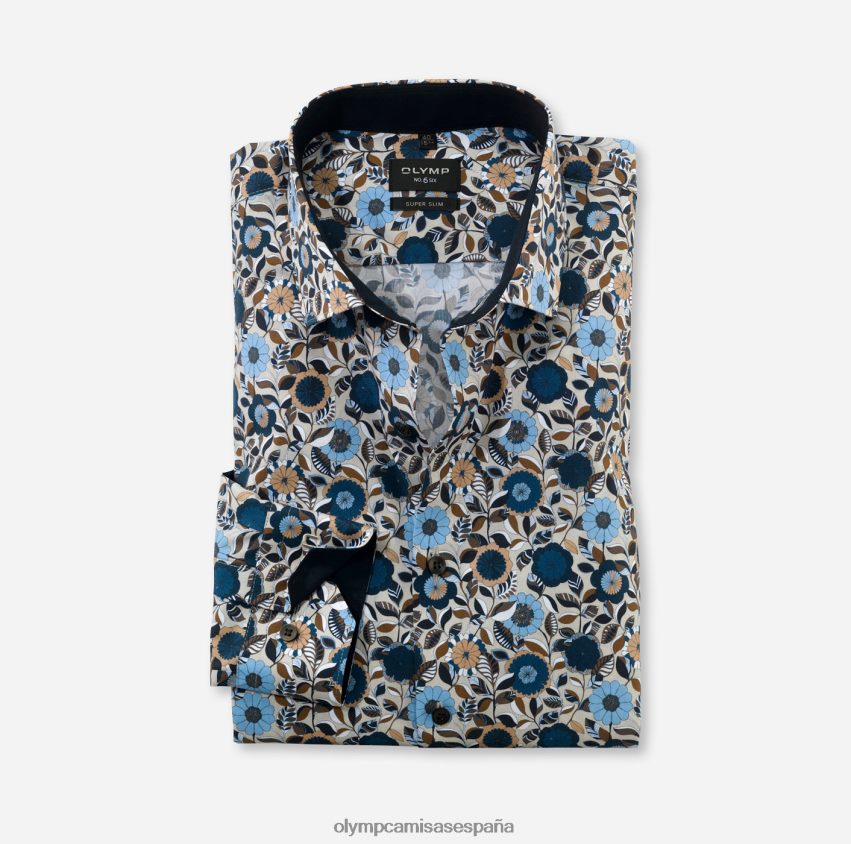 ropa OLYMP No. six super slim, camisa business, kent moderno, natural 8N2F220