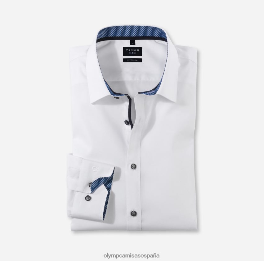 ropa OLYMP No. six super slim, camisa business, manga larga extra larga, urban kent, marine 8N2F300