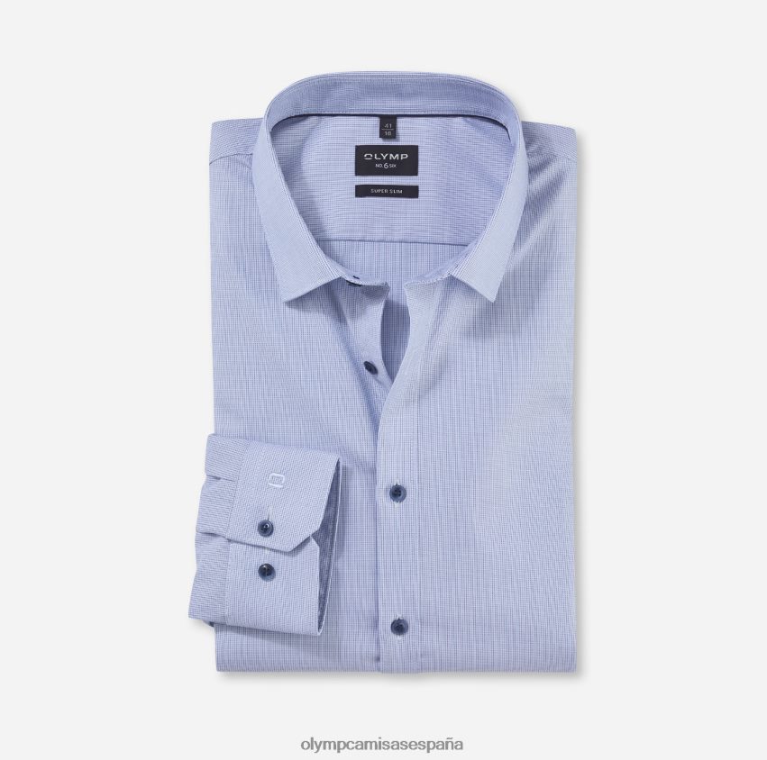 ropa OLYMP No. six super slim, camisa business, urban kent, azul 8N2F179