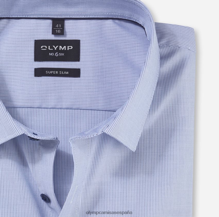 ropa OLYMP No. six super slim, camisa business, urban kent, azul 8N2F179