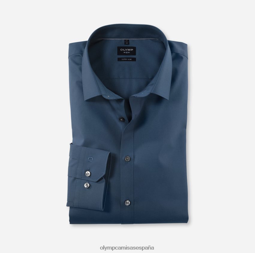 ropa OLYMP No. six super slim, camisa business, urban kent, azul humo 8N2F266