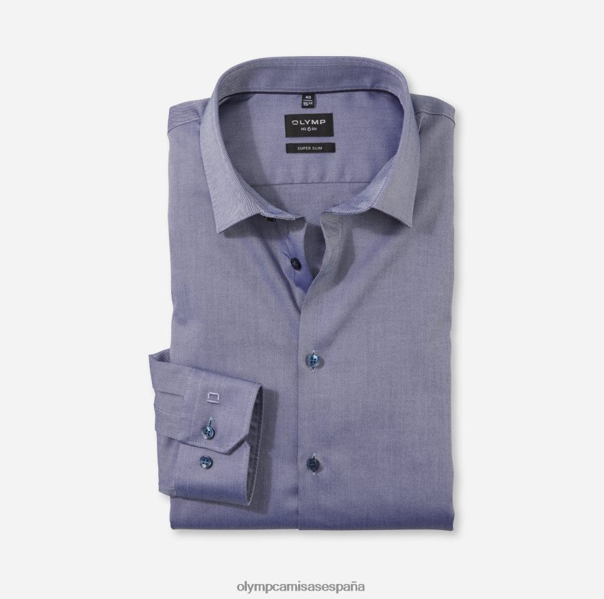 ropa OLYMP No. six super slim, camisa business, urban kent, azul nuremberg 8N2F130