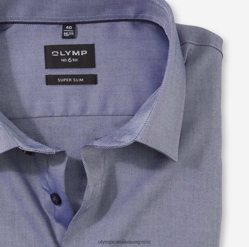 ropa OLYMP No. six super slim, camisa business, urban kent, azul nuremberg 8N2F130