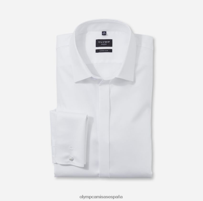 ropa OLYMP No. six super slim, camisa business, urban kent, blanco 8N2F145