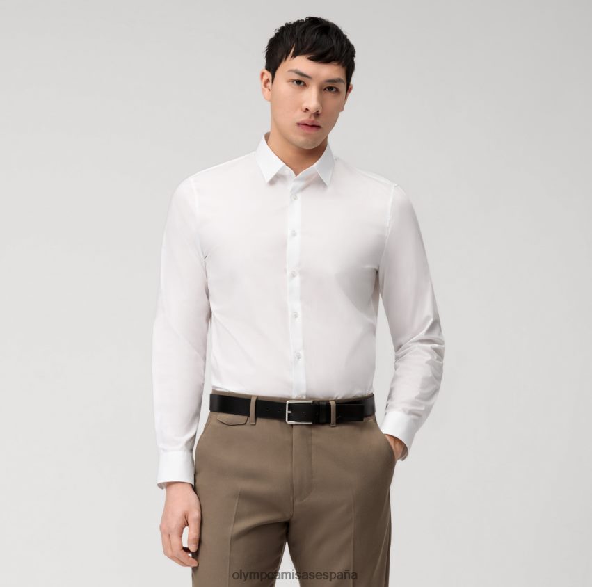 ropa OLYMP No. six super slim, camisa business, urban kent, blanco 8N2F185