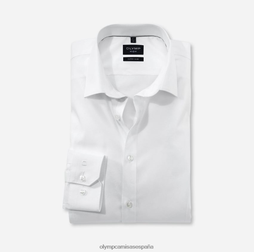ropa OLYMP No. six super slim, camisa business, urban kent, blanco 8N2F265