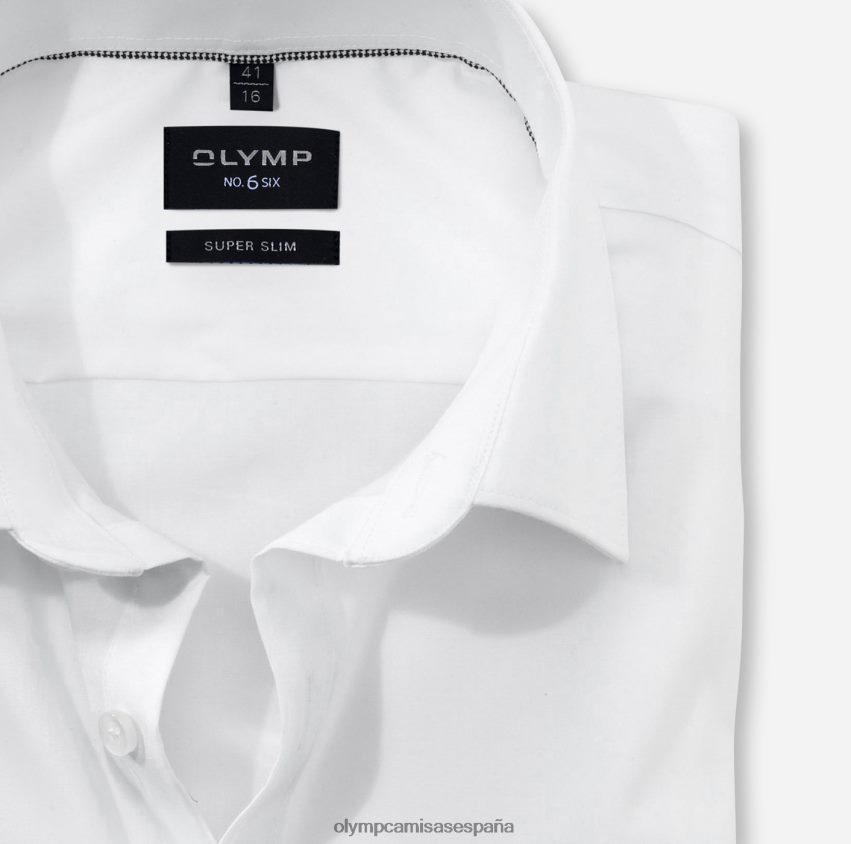 ropa OLYMP No. six super slim, camisa business, urban kent, blanco 8N2F265
