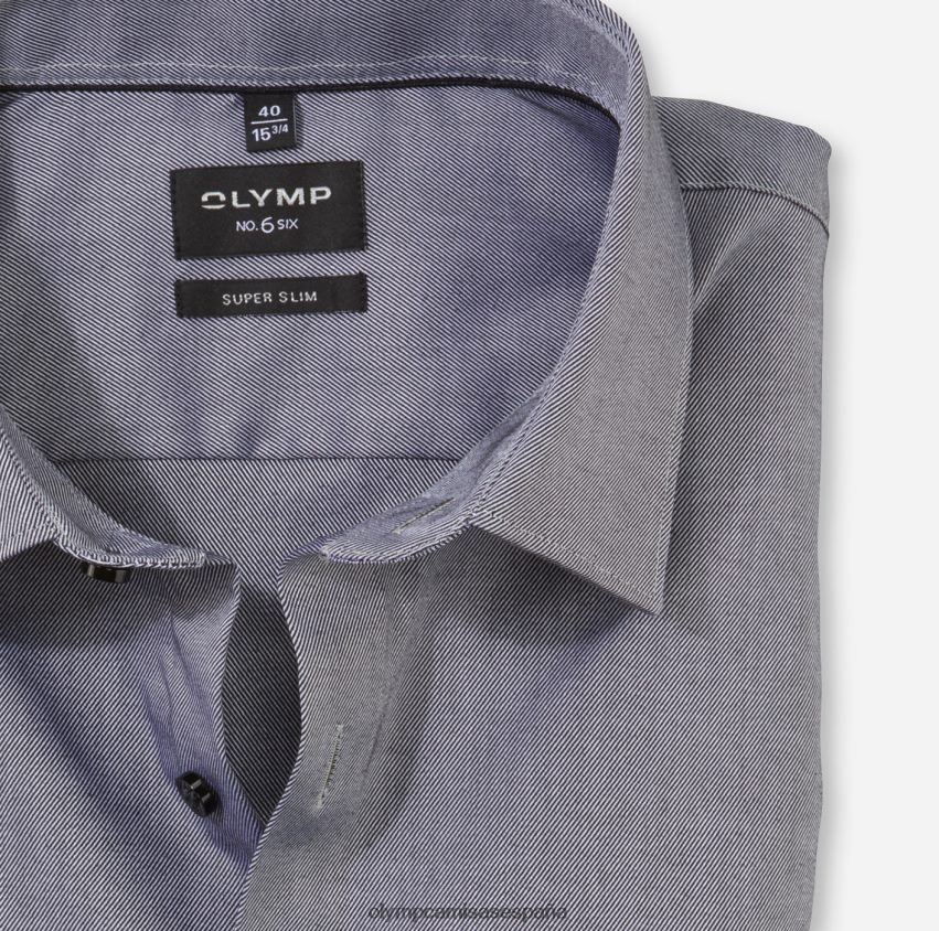 ropa OLYMP No. six super slim, camisa business, urban kent, grafito 8N2F134