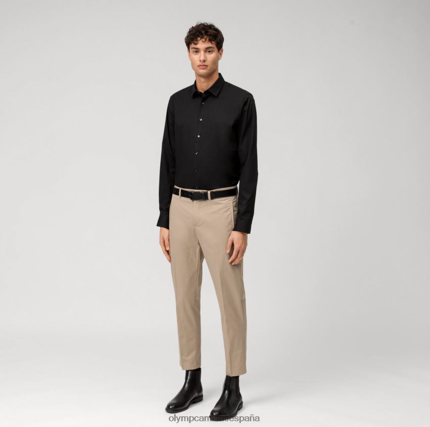 ropa OLYMP No. six super slim, camisa business, urban kent, negro 8N2F189