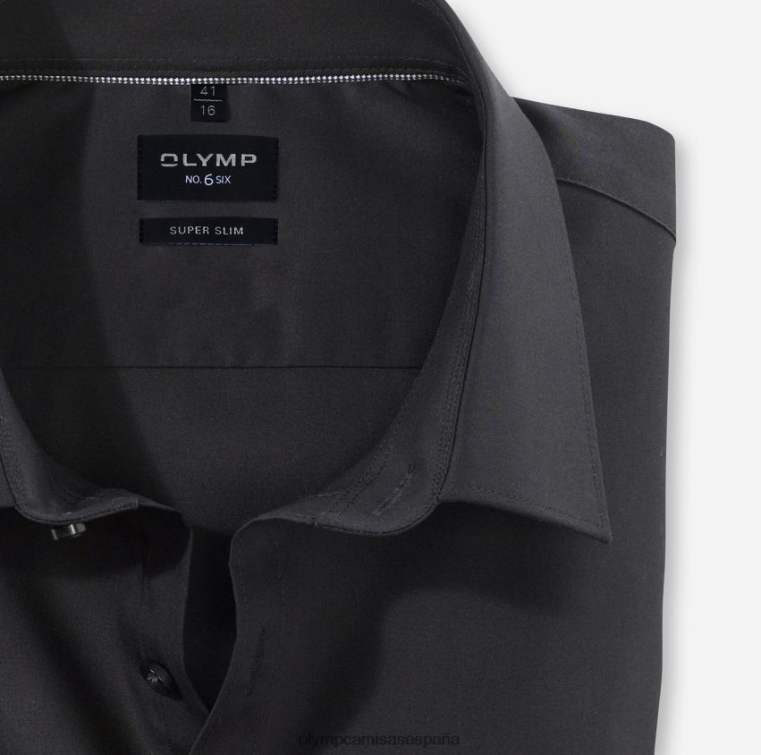 ropa OLYMP No. six super slim, camisa business, urban kent, negro 8N2F269