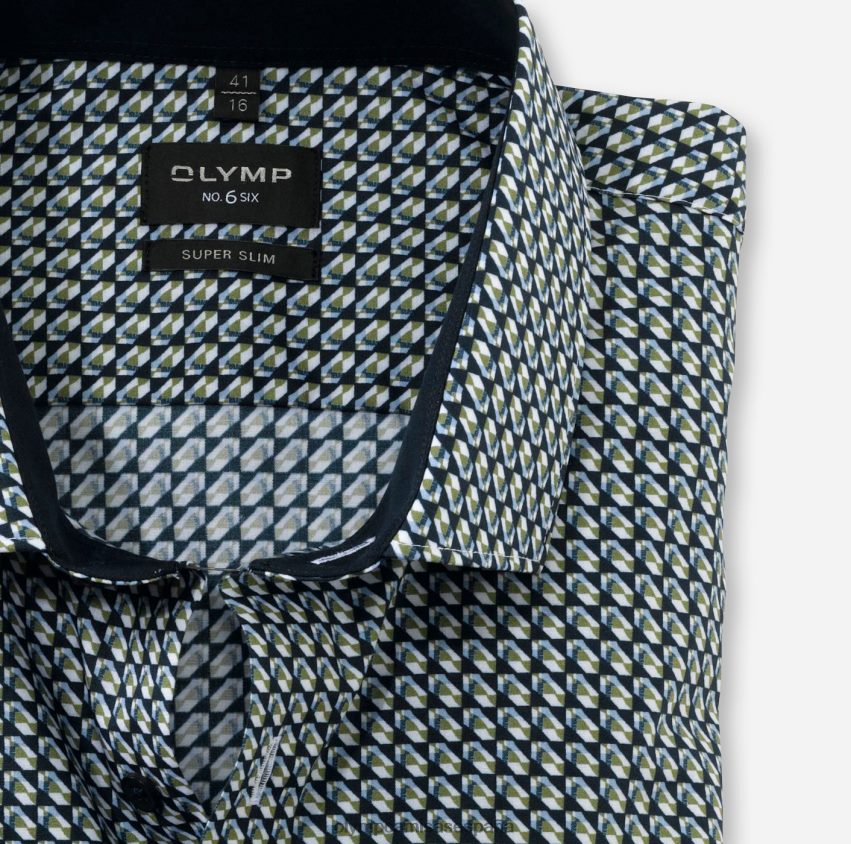 ropa OLYMP No. six super slim, camisa de negocios, kent moderno, lima 8N2F195