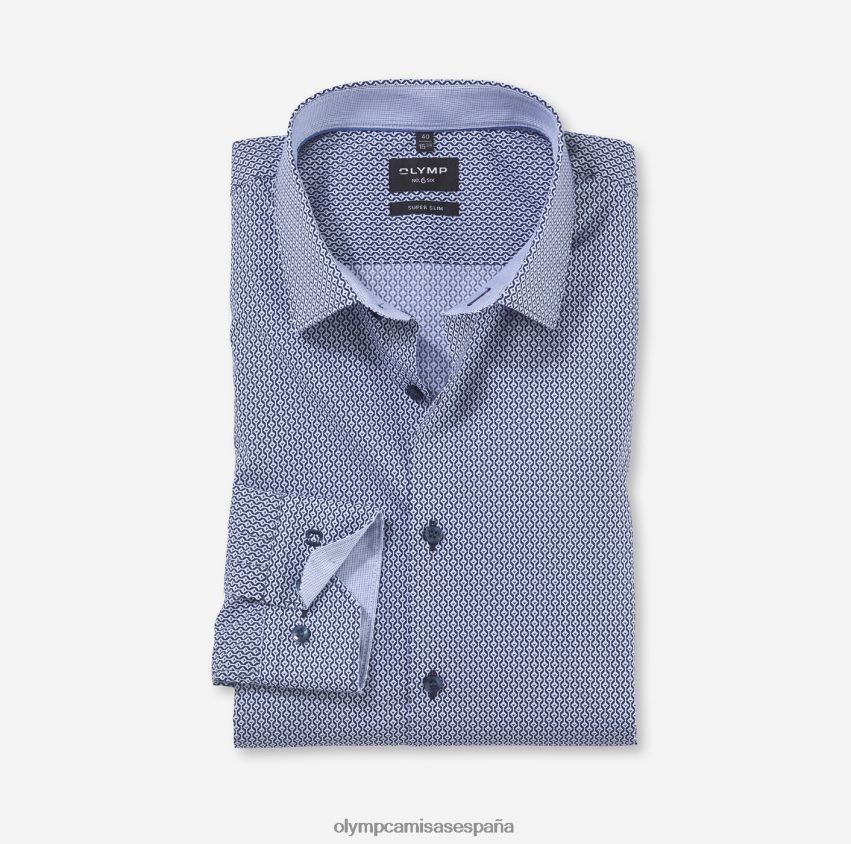 ropa OLYMP No. six super slim, camisa de negocios, urban kent, marine 8N2F131
