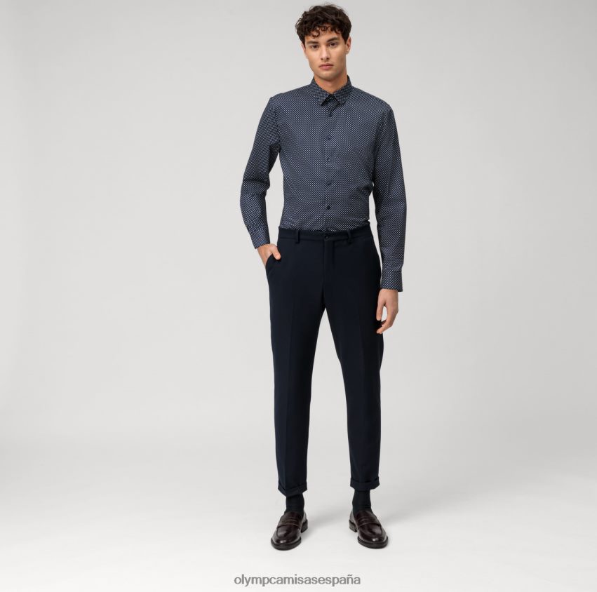 ropa OLYMP No. six super slim, camisa de negocios, urban kent, marine 8N2F23