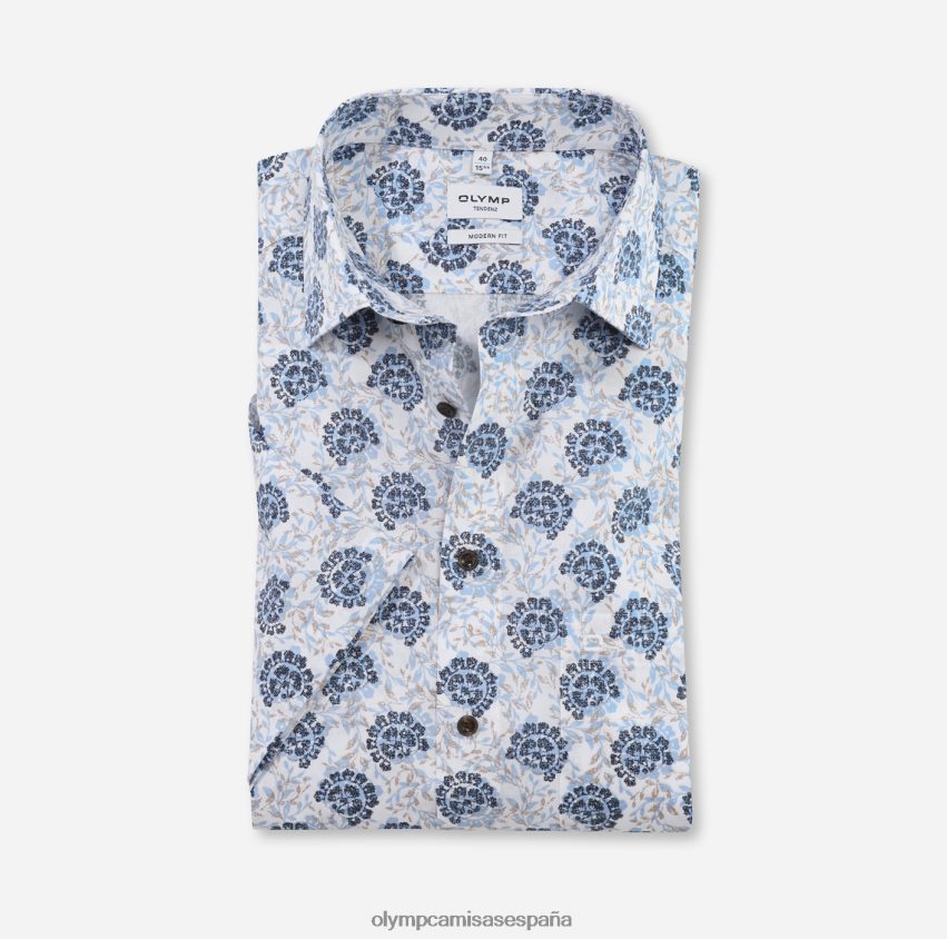 ropa OLYMP tendenz modern fit, camisa business, new kent, azul 8N2F1710