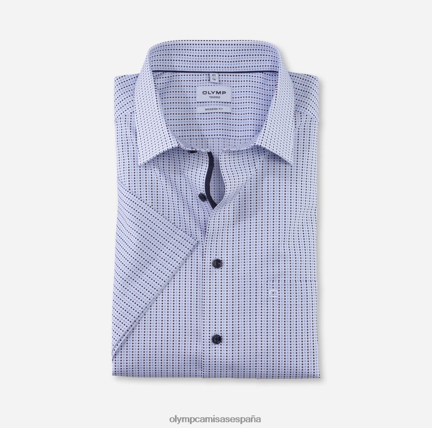 ropa OLYMP tendenz modern fit, camisa business, new kent, azul 8N2F1714