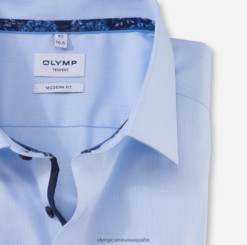 ropa OLYMP tendenz modern fit, camisa business, new kent, azul 8N2F1719