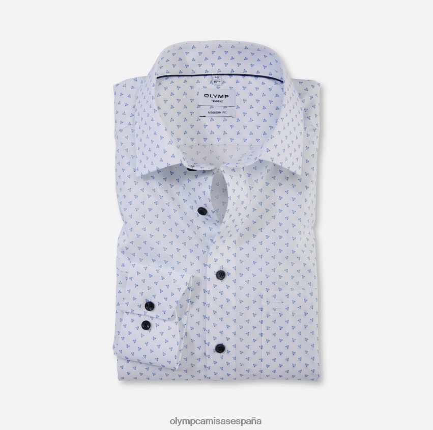 ropa OLYMP tendenz modern fit, camisa business, new kent, azul 8N2F1726