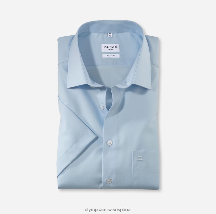 ropa OLYMP tendenz modern fit, camisa business, new kent, azul 8N2F1744