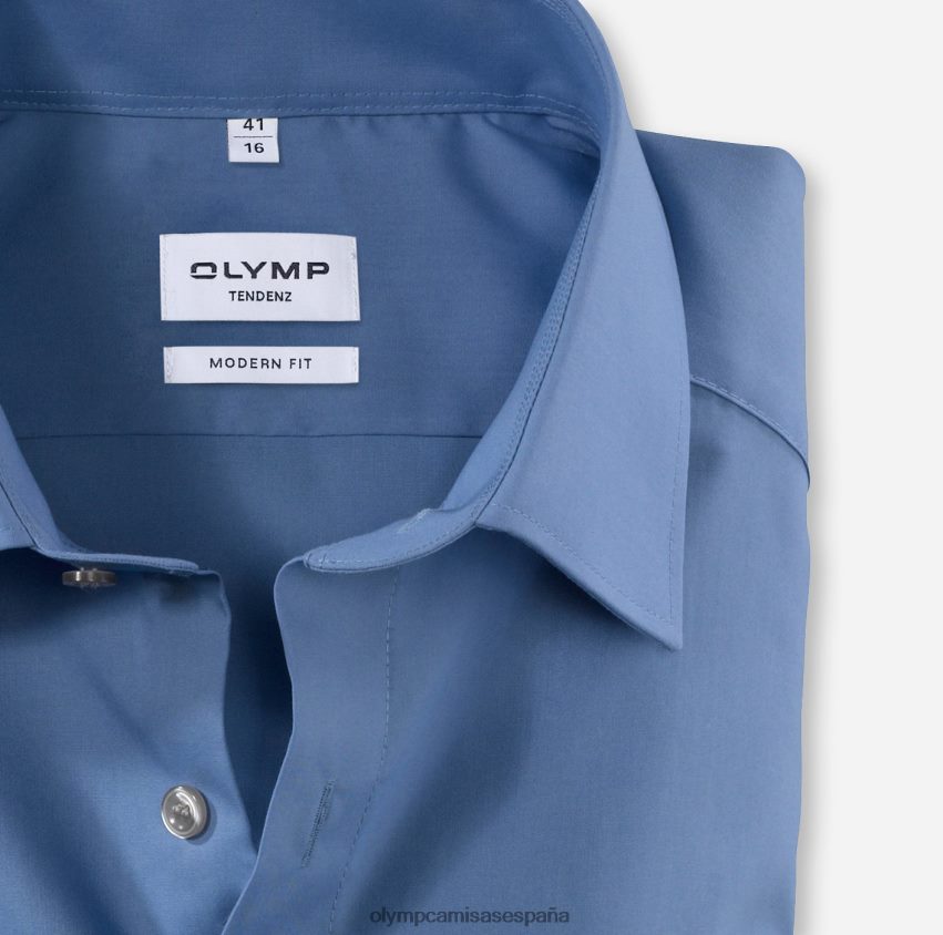 ropa OLYMP tendenz modern fit, camisa business, new kent, azul 8N2F1746