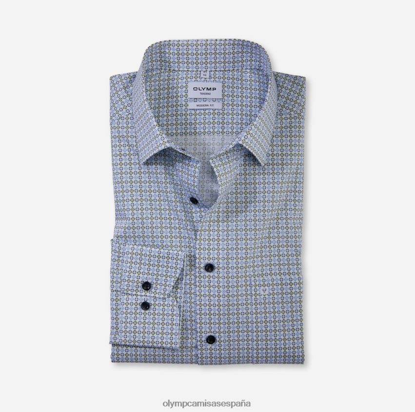 ropa OLYMP tendenz modern fit, camisa business, new kent, verde lima 8N2F1736
