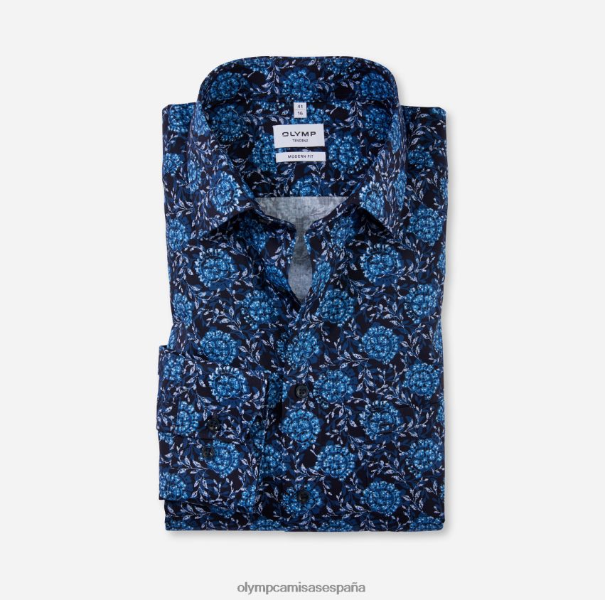 ropa OLYMP tendenz modern fit, camisa de negocios, new kent, marine 8N2F1729