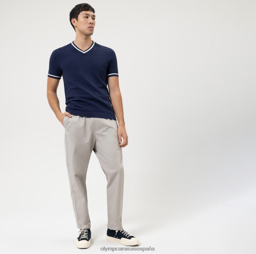 ropa OLYMP Body Fit de punto de nivel cinco, camiseta, marino 8N2F2055