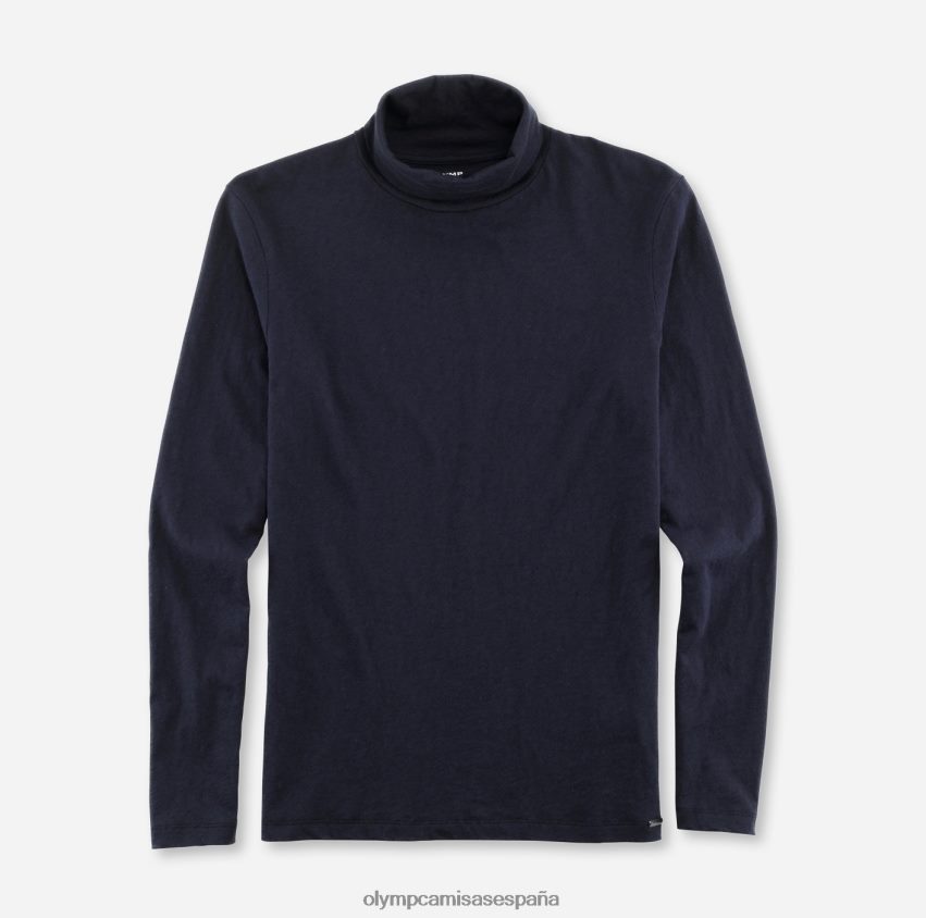 ropa OLYMP ajuste corporal casual de nivel cinco, camiseta, marino 8N2F2056