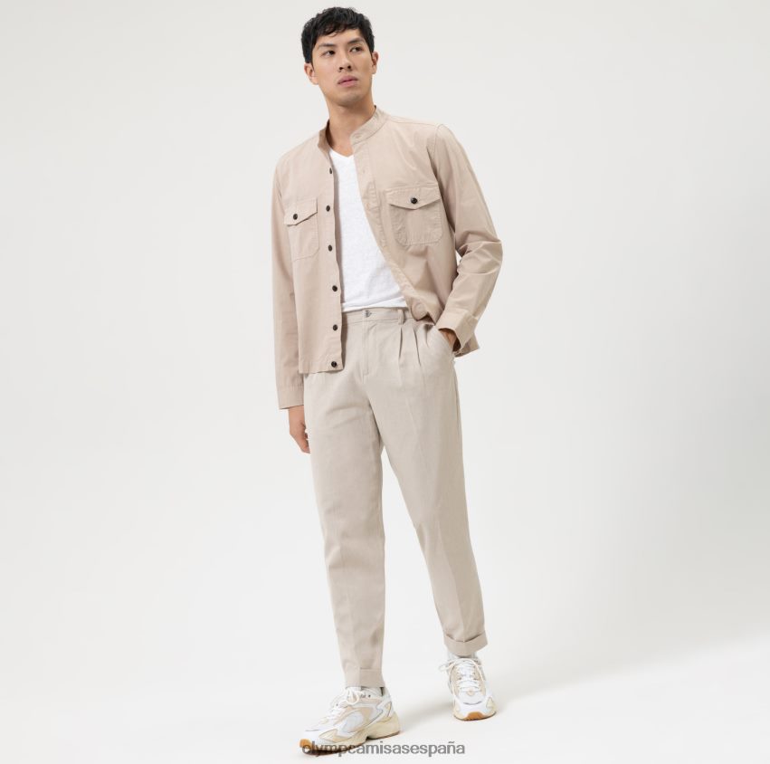 ropa OLYMP body fit casual de nivel cinco, camiseta, blanquecino 8N2F1988