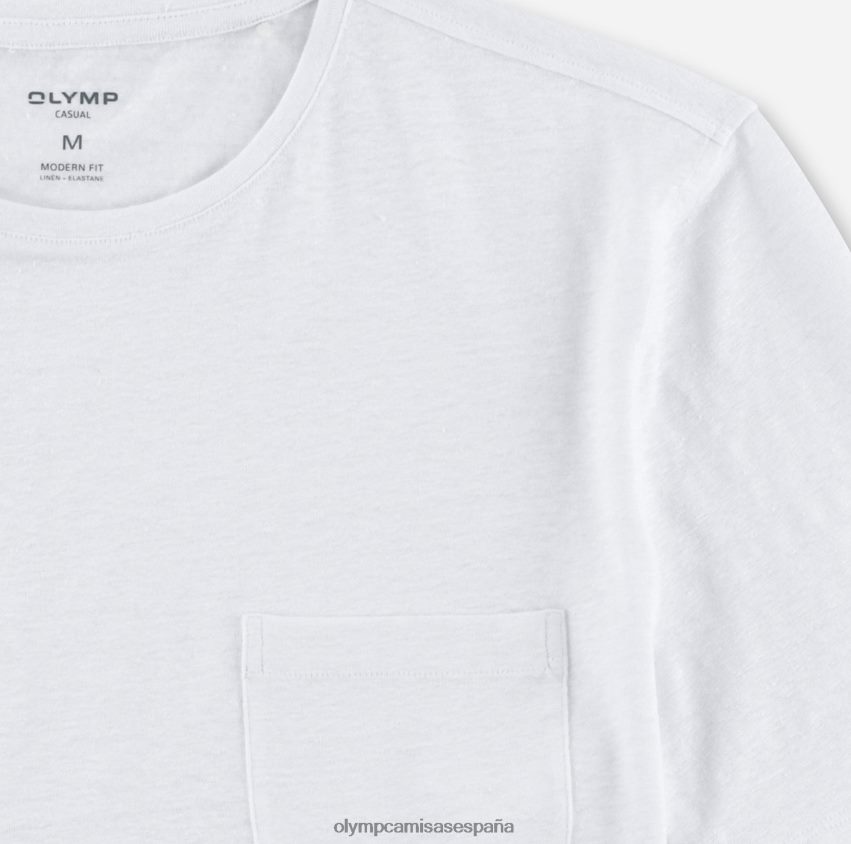 ropa OLYMP camiseta casual modern fit, blanco roto 8N2F2015