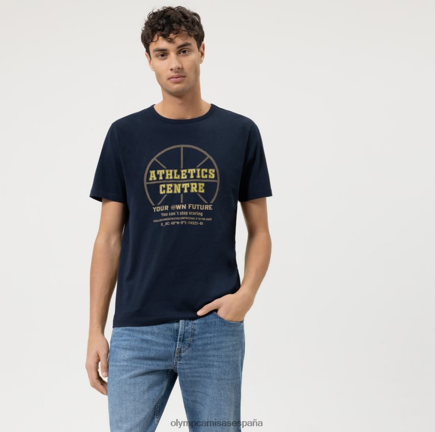 ropa OLYMP casual modern fit, camiseta, marino 8N2F2013